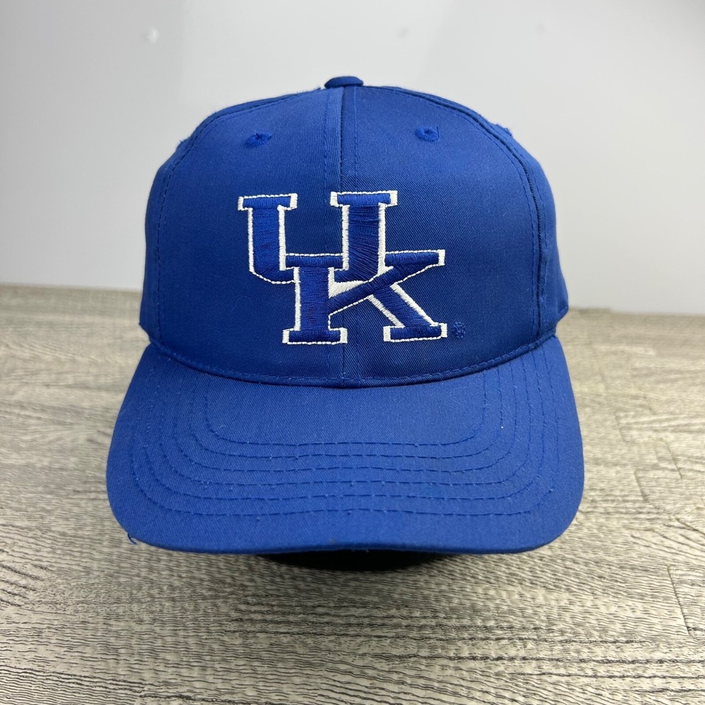 Vintage 90s Kentucky Wildcats Hat Cap Snap Back Adjustable Blue University YOUTH